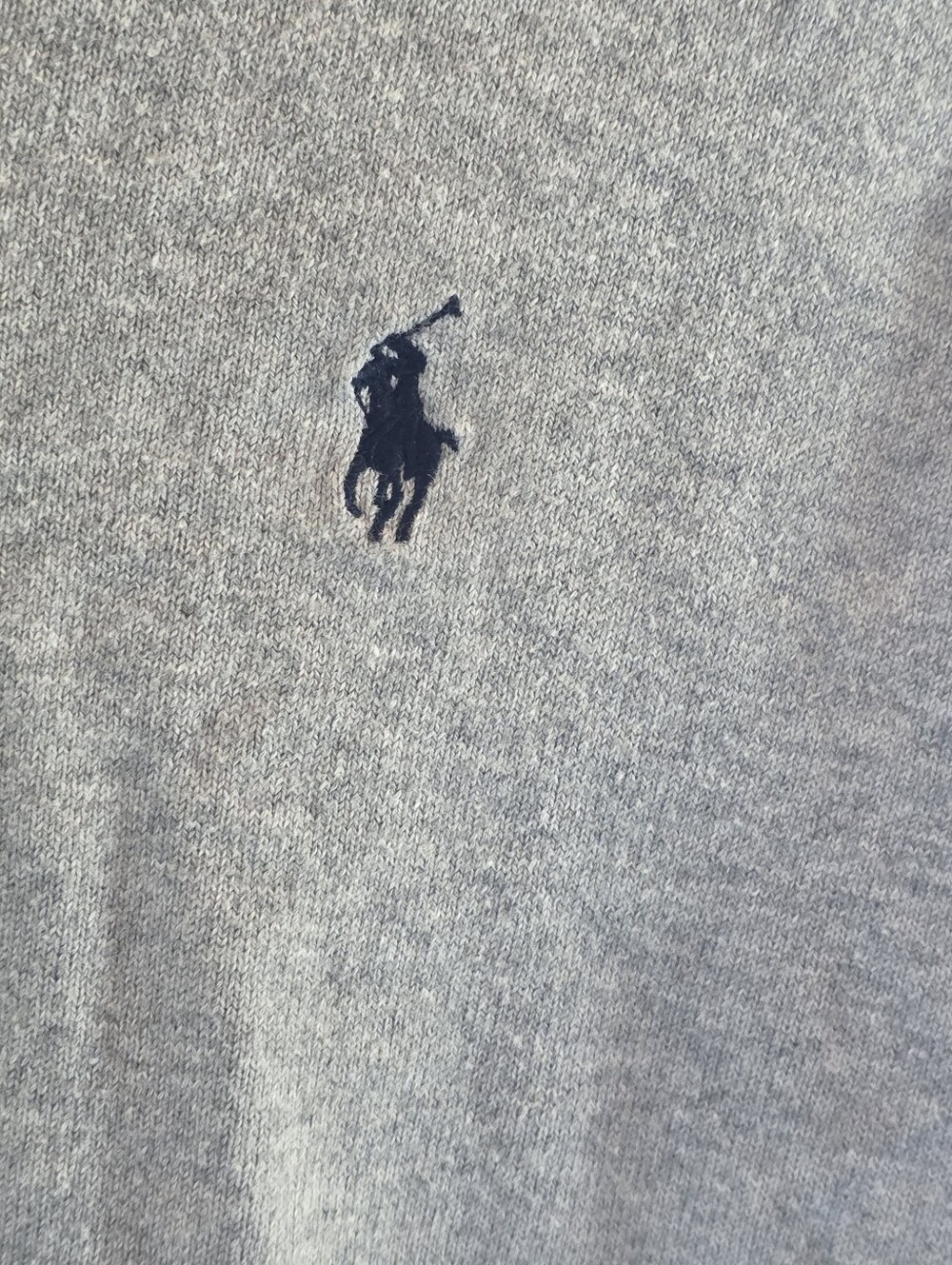 Polo by Ralph Lauren Gray V-Neck Sweater - Picture 3 of 3